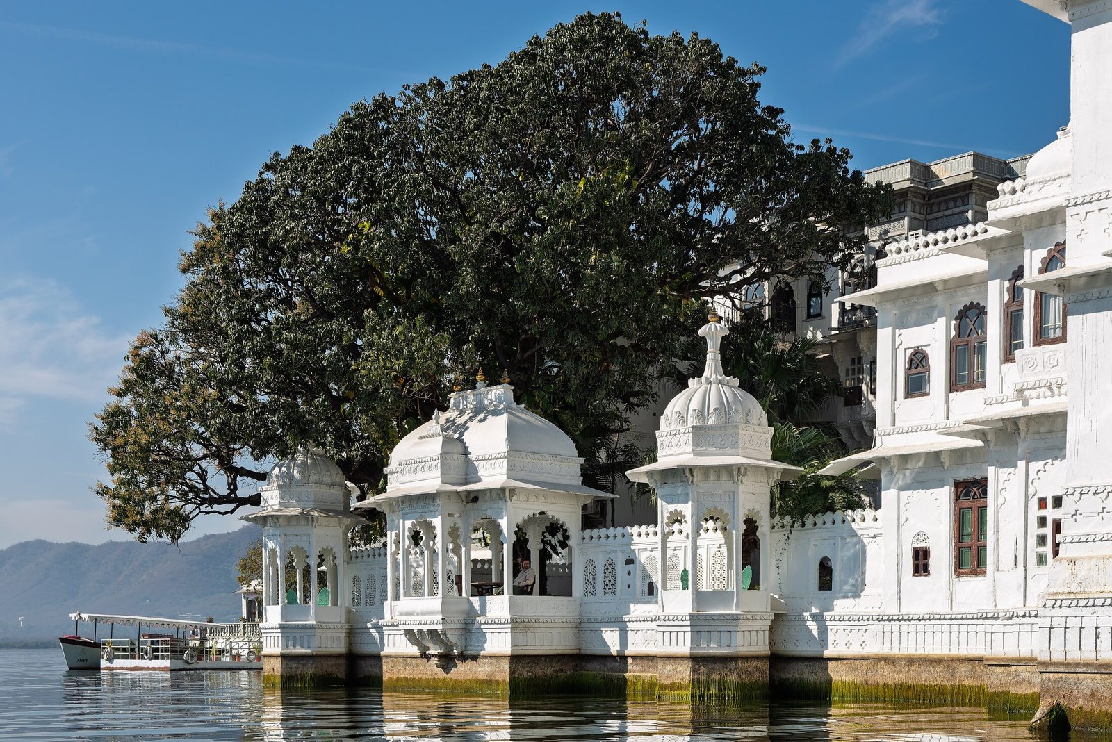 The white marble Taj Lake Palace floating on Lake Pichola, Udaipur, a premium corporate event setting